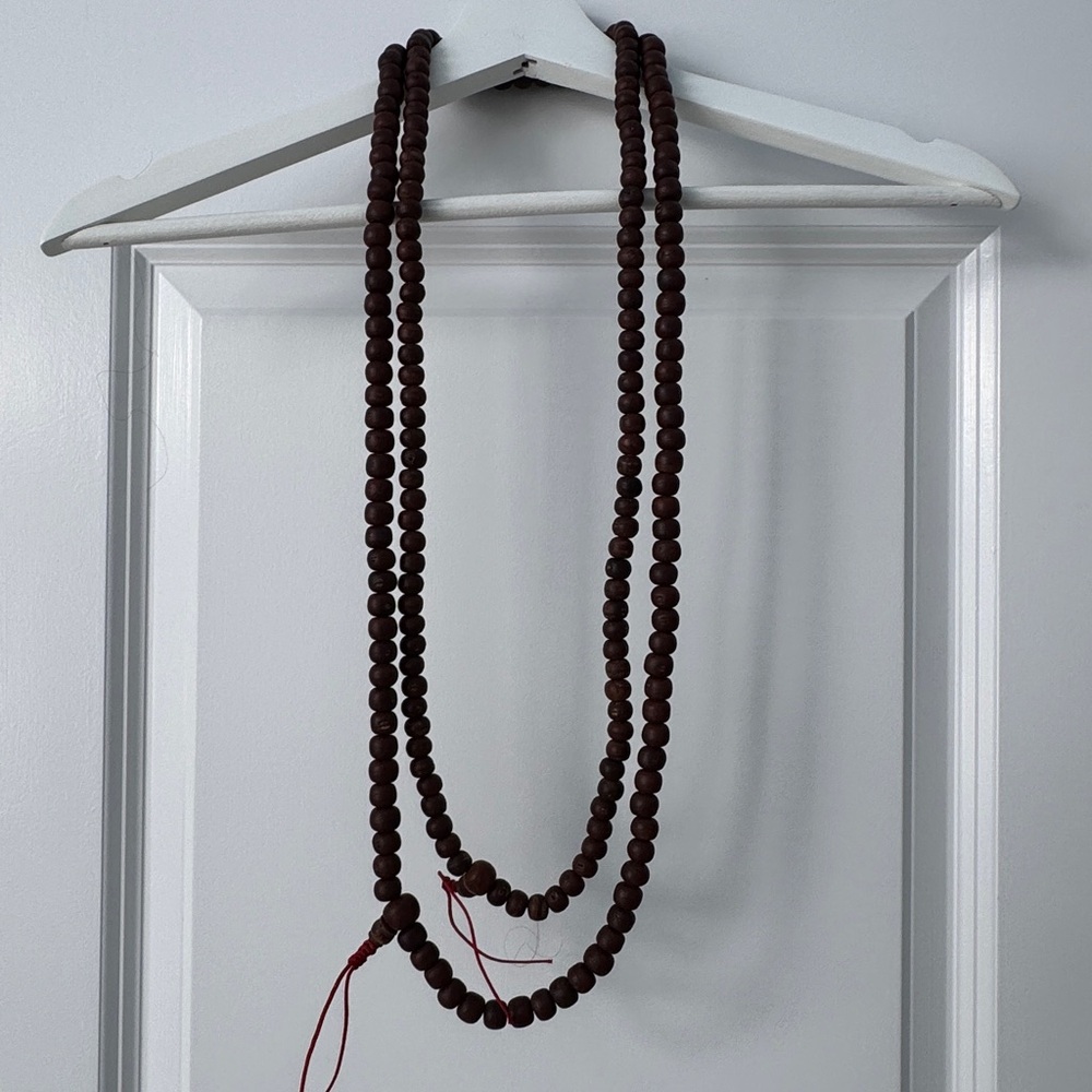 Wooden Mala Beads.